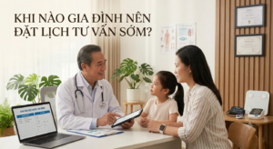 Khi nào gia đình nên đặt lịch tư vấn sớm?